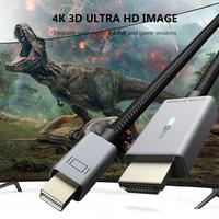 Gambar Kabel Mini DisplayPort DP to HDMI 4K UHD Thundebolt 2 Cabletime - CD46, 1M dari XLink Surabaya Kota Surabaya 4 Tokopedia
