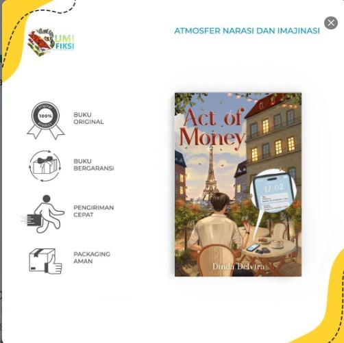 Gambar Buku Novel - Act Of Money - Dinda Delvira - Rainbook - Bumi Fiksi dari bumifiksijakarta Jakarta Selatan Tokopedia