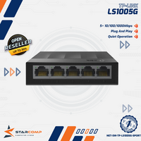Gambar TP-LINK LS1005G 5Port Gigabit 10/100/1000 Switch HUB TPLINK LS1005G dari Starcomp Solo Kota Semarang 1 Tokopedia