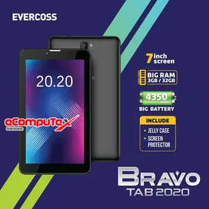 TABLET EVERCOSS BRAVO TAB X7 - 3/32GB 7" GARANSI RESMI 2 TAHUN