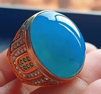 Gambar Batu Bacan Doko Blue HQ Ajib BC090 Majiko Biru Kental Glossy Perak dari CNC phoneshop Kota Administrasi Jakarta Pusat 4 Tokopedia