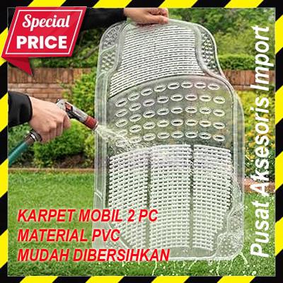 Gambar Karpet Karet Mobil Universal Alas Kaki Import Continental Mats 2 Pcs - DP3004-RS dari Wellness and Caress Indonesia Kab. Tangerang Tokopedia
