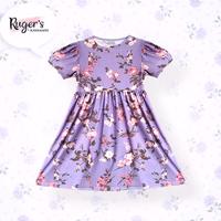 Gambar Rugers By Kayamani - Dress Anak Perempuan - Raya Daisy purple roses - 8-9 tahun dari Rugers By Kayamani Kota Tangerang Selatan 1 Tokopedia