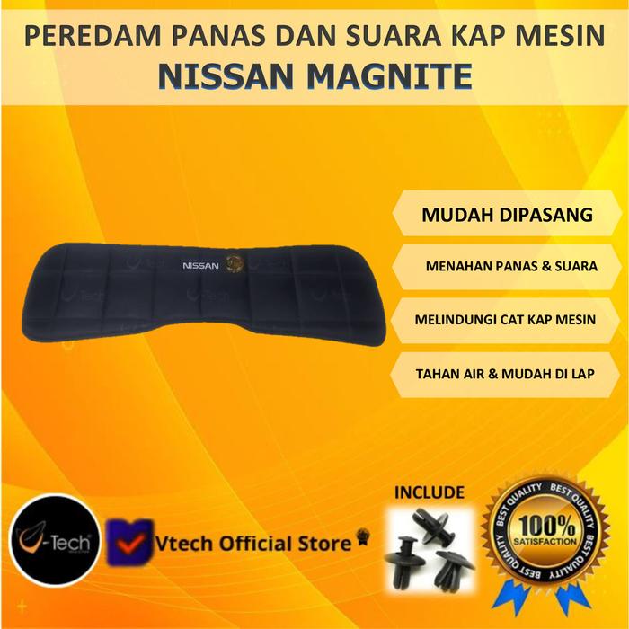 Gambar VTECH Peredam Panas dan Suara Kap Mesin Nissan Magnite dari Vtech Peredam Authorized Store Kota Bandung Tokopedia