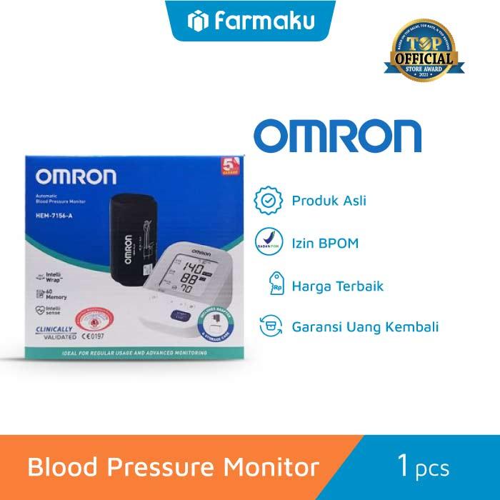 Gambar Omron Automatic Blood Pressure Monitor HEM-7156 - Tensimeter Digital dari Farmaku Kota Semarang Tokopedia