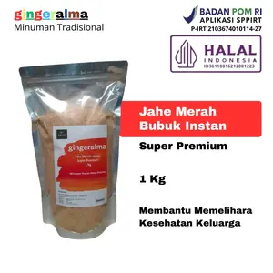 Gingeralma Jahe Merah Bubuk 1 Kg Super Premium