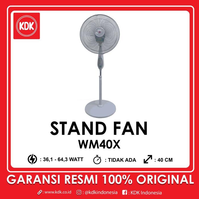 Gambar KDK Japan Stand Fan 16" Kipas Berdiri WM40X dari Semeru Elektronik Solo Kota Surakarta Tokopedia