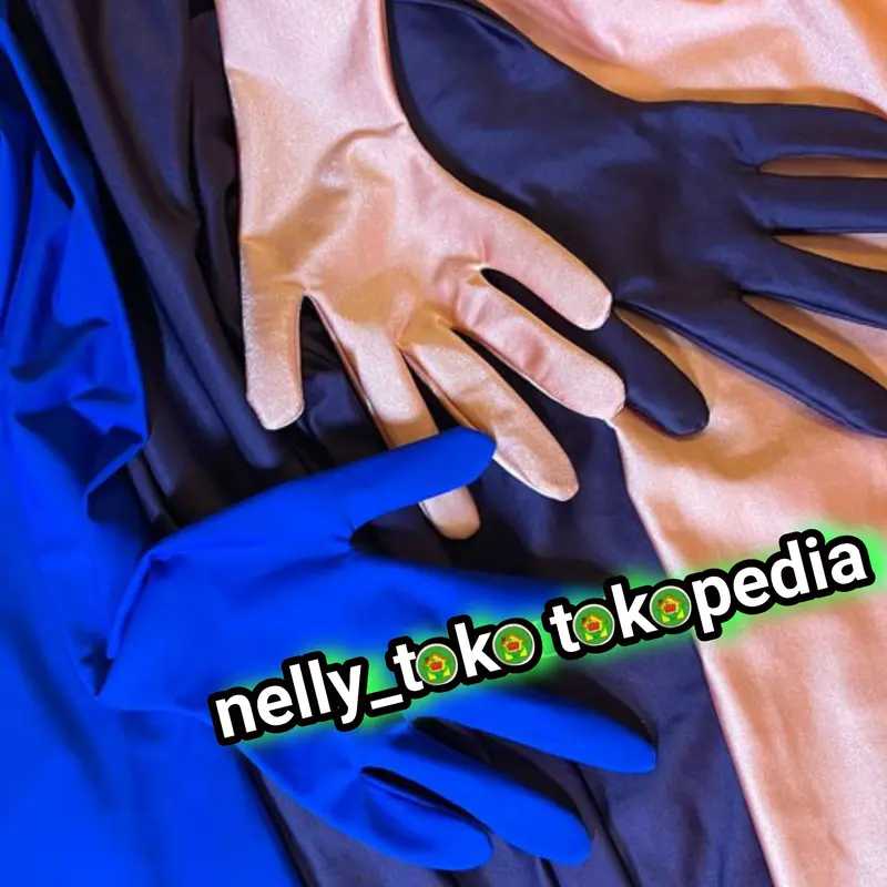 Green Screen Gloves chroma key Sarung tangan panjang hijau 5