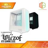 Gambar CASING CUBE GAMING WIRZOF - Mid Tower ATX Case Tempered Glass dari Techno Computer Bali Kota Denpasar 1 Tokopedia