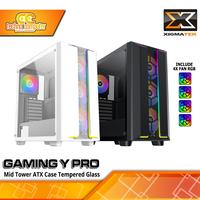 Gambar CASING XIGMATEK GAMING Y PRO - Mid Tower ATX Case Tempered Glass (Free 4x RGB Fan) dari Techno Computer Bali Kota Denpasar 1 Tokopedia