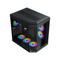Gambar CASING XIGMATEK CUBI - Mid Tower E-ATX Case Tempered Glass (Free 6x RGB Fan) dari Techno Computer Bali Kota Denpasar 2 Tokopedia