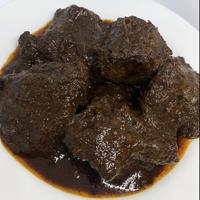Gambar Rendang Hitam 1Kg Asli Padang Tanpa MSG & Tanpa Bahan Pengawet Daging dari RENDANG SELAMAT PADANG Kota Padang 5 Tokopedia
