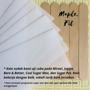 (10 PCS ) Kertas Kain Strip Waxing Kain Penarik Wax - barangmurah.mks