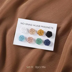 Pin Hijab Magnet/Anti Slip/Aksesoris/magnetic/bros jilbab