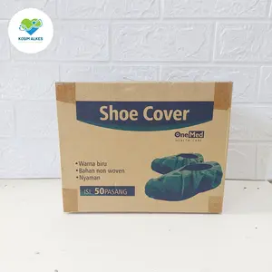 Shoe cover onemed/ Alas sepatu alas sandal non woven 50 pasang