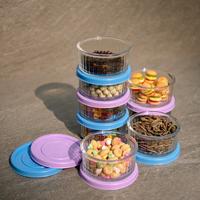 Gambar DURALEX Ramekin 10cm 240mL with Blue Lid - Set of 4 dari Duralex Indonesia Kota Administrasi Jakarta Barat 3 Tokopedia