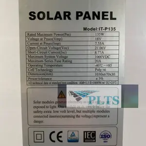 Panel surya 135wp harga 100wp promo terbatas