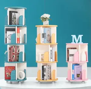 PREMIUM RAK BUKU ANAK TINGKAT LACI DRAWER BOOKSHELF SUSUN 3 4 5 RODA TOYS STORAGE TK PAUD SEKOLAH GIRAFFE JERAPAH PINK BIRU ABU BOOK SHELF