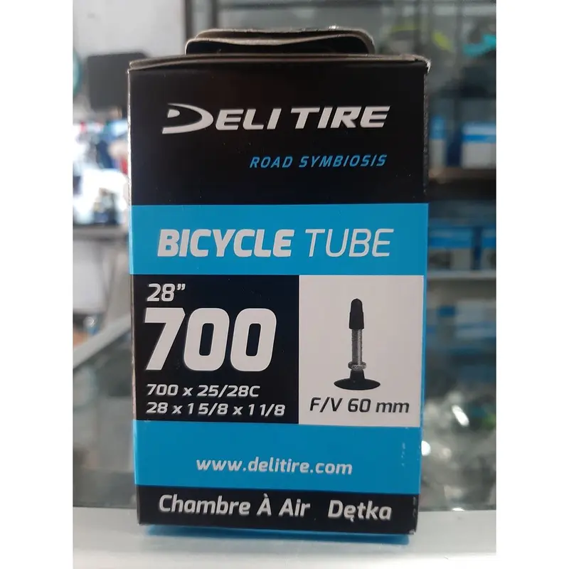 Ban Dalam Sepeda 700 x 25 - 28C FV 43mm Presta Deli Tir 4