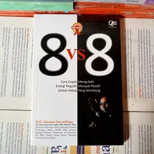 BUKU 8 VS 8 CARA CEPAT MENGUBAH ENERGI NEGATIF MENJADI POSITIF
