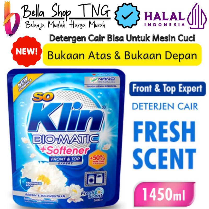 So Klin Bio Matic Liquid Front Load Pouch 1600 mL 0