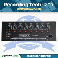 Gambar Recording Tech H800 - 8 Channel Stereo Headphone Amplifier Splitter dari SoundStation Store Kota Tangerang Selatan 3 Tokopedia