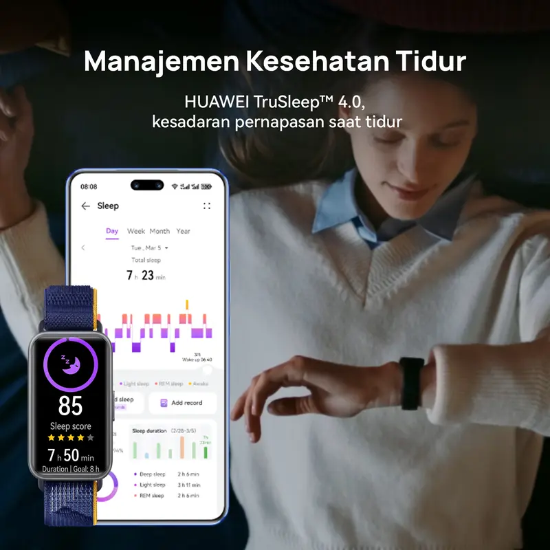 HUAWEI Band 9 Smartband | Comfort Wear |Sleep Health |14 days Battery 4