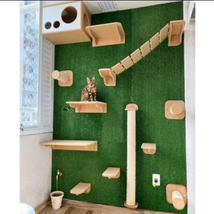cat playground  rumah kucing sinsing atau kandang kucing 1 set sesuai gambar