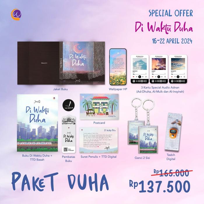 Gambar Pre Order - Buku Novel - Di Waktu Duha - JaisiQ - WahyuQolbu - Bumifiksi dari Bumi Fiksi Makassar Kota Makassar Tokopedia