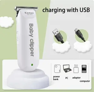 kemei km 1319 alat cukur baby clipper rambut bayi mesin cukur baby