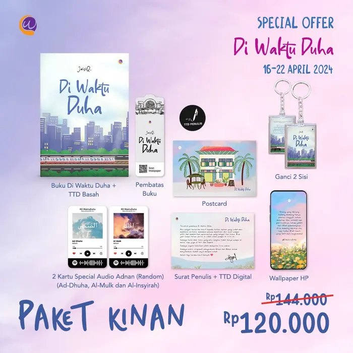 Gambar Pre Order - Buku Novel - Di Waktu Duha - JaisiQ - WahyuQolbu - Bumifiksi dari Bumi Fiksi Makassar Kota Makassar 2 Tokopedia