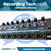 Gambar Recording Tech H800 - 8 Channel Stereo Headphone Amplifier Splitter dari SoundStation Store Kota Tangerang Selatan 5 Tokopedia