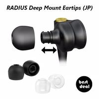 Gambar (Per Pasang) Radius Deep Mount Earpiece - Earphone Tips Eartips Eartip - Black, XS dari bestdeal_NEW Kota Administrasi Jakarta Pusat 1 Tokopedia