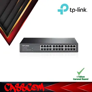 TP-Link Switch 24 Port 10/100 RackMount Size 13" - TL-SF1024D Metal