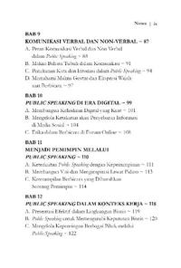 Gambar Buku Panduan Lancar Public Speaking Untuk Pemula - Noura - Yash Media dari blanjaBuku Kab. Sleman 5 Tokopedia
