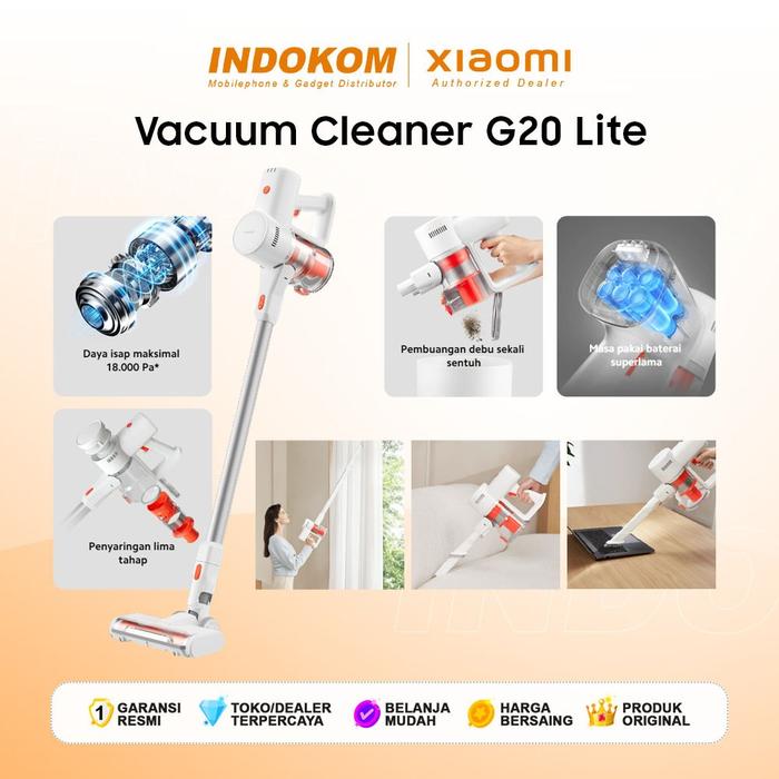 Gambar Xiaomi Vacuum Cleaner G20 Lite - 18000Pa dari Indokom Store Kota Administrasi Jakarta Pusat Tokopedia