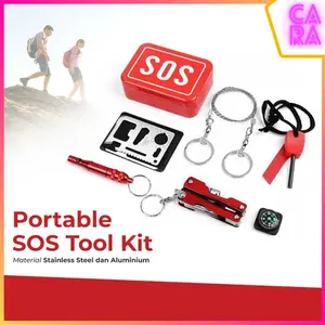 SOS Tool Kit Earthquake Emergency Outdoor Survival JT21