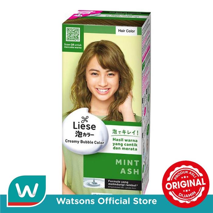 Gambar Liese Hair Color Creamy Bubble Color Mint Ash dari Watsons Indonesia Official Store Kab. Tangerang Tokopedia