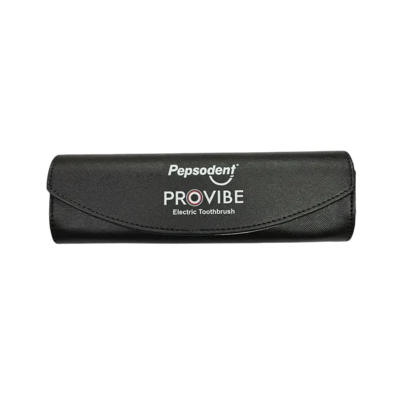 PEPSODENT ProVibe Electric Toothbrush Set. Free Travel Case - Black 2