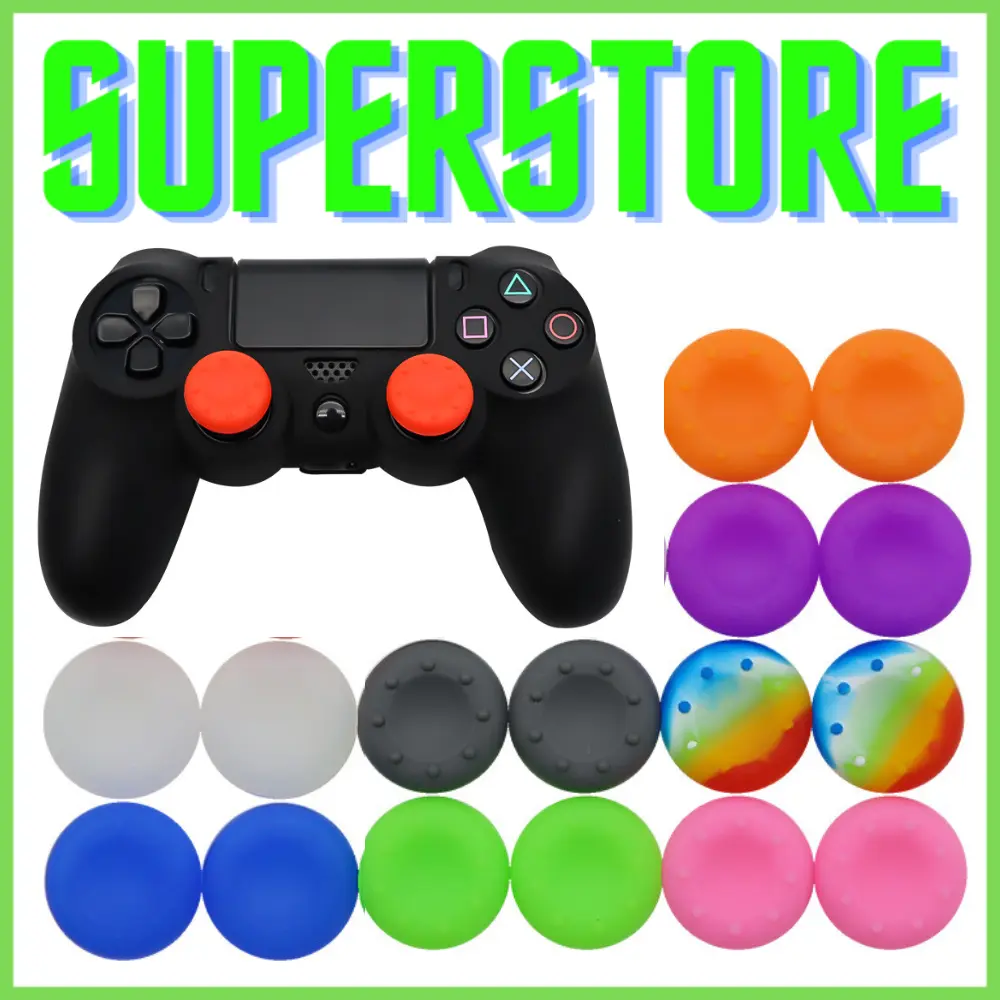 Karet Silikon Analog Thumb Grip Pro Controller PS Switch Thumbgrip Joystick