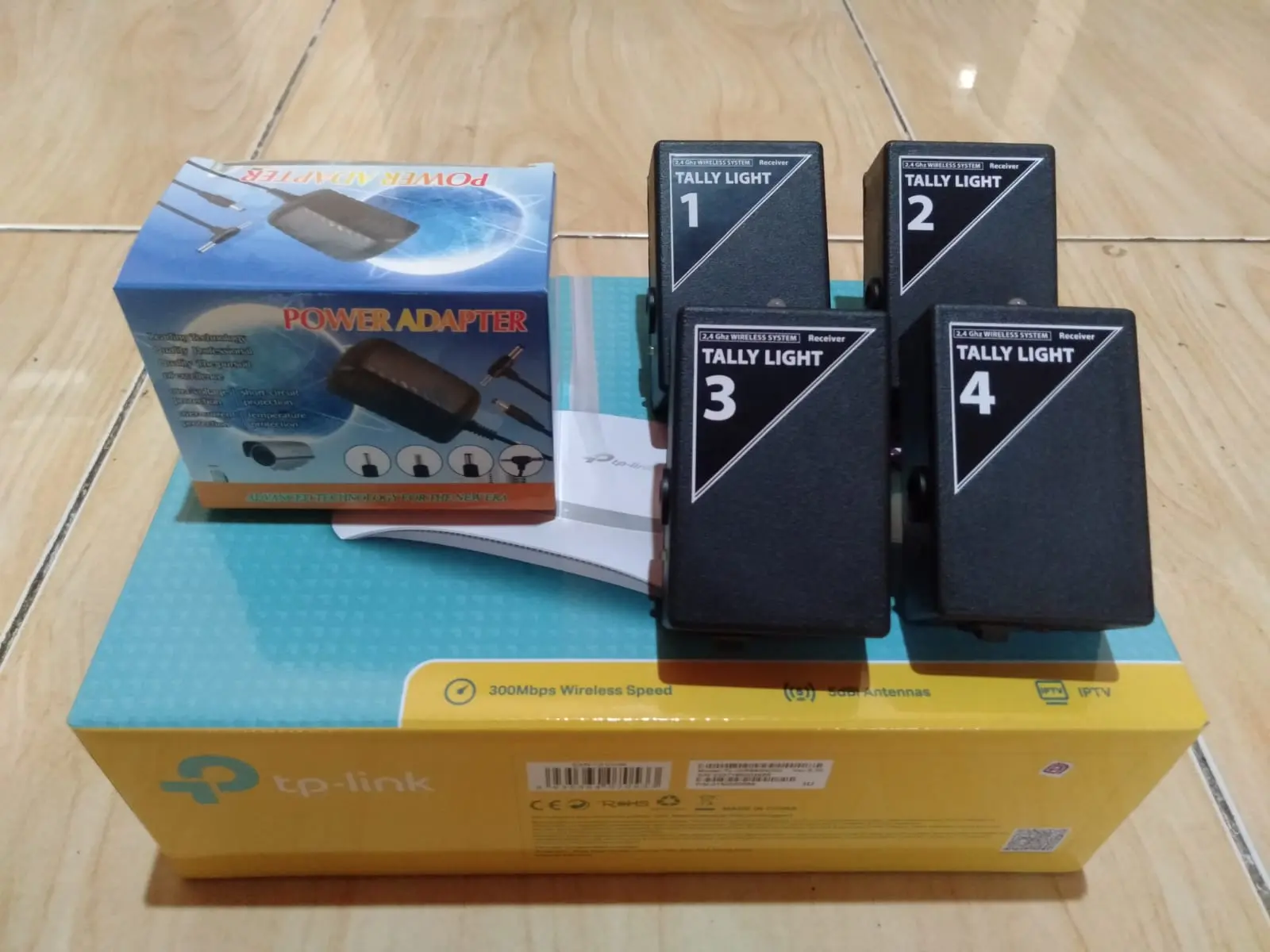 5 CH WIRELESS TALLY UNTUK ATEM SWITCHER