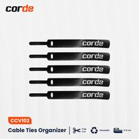 Gambar Corde CCV102 Cable Ties Organizer Tali Pengikat Perekat Kabel Serbaguna Hitam 11.5 CM untuk Organisasi Kabel di Meja - Black, Desk dari Corde Indonesia Kota Administrasi Jakarta Utara 1 Tokopedia