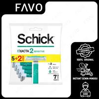 Gambar Pisau Cukur Schick Exacta 2 for Sensitive Skin - 7 Razors dari FAVO Official Store Kota Administrasi Jakarta Selatan 1 Tokopedia