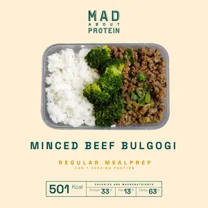 [REG] Minced Beef Bulgogi - MAD ABOUT PROTEIN Frozen Mealprep