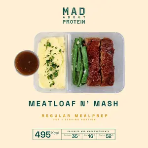 [REG] Meatloaf n' Mash - MAD ABOUT PROTEIN Frozen Mealprep