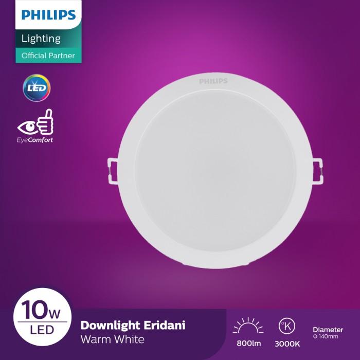 Gambar Philips Downlight ERIDANI 125 10W 30K WH Recessed LED Kuning dari Philips lighting Surabaya Kota Administrasi Jakarta Timur Tokopedia