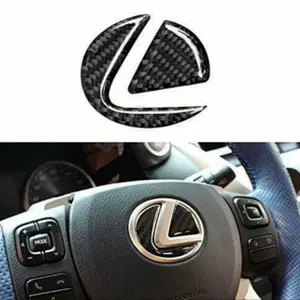 Emblem 6D Stir Steer Lexus Motif Carbon Sticker Steer Premium Lexus