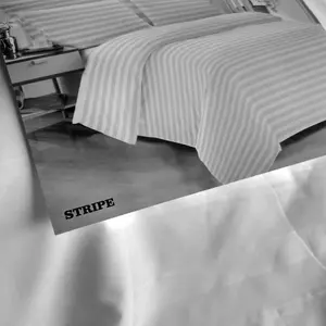 Cover Duvet Salur Embos Ukuran 160x200 Sarung Bed Cover Hotel