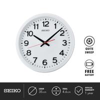 Gambar Jam Dinding Seiko QXA732W 35cm Detik Senyap Quartz Ori dari SEIKO Clocks Kota Administrasi Jakarta Barat 2 Tokopedia