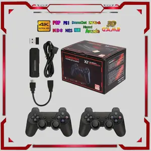 4k Game Stick Gen 2 X2 Plus Wireless Gamepad HDMI TV Retro Video Game Console